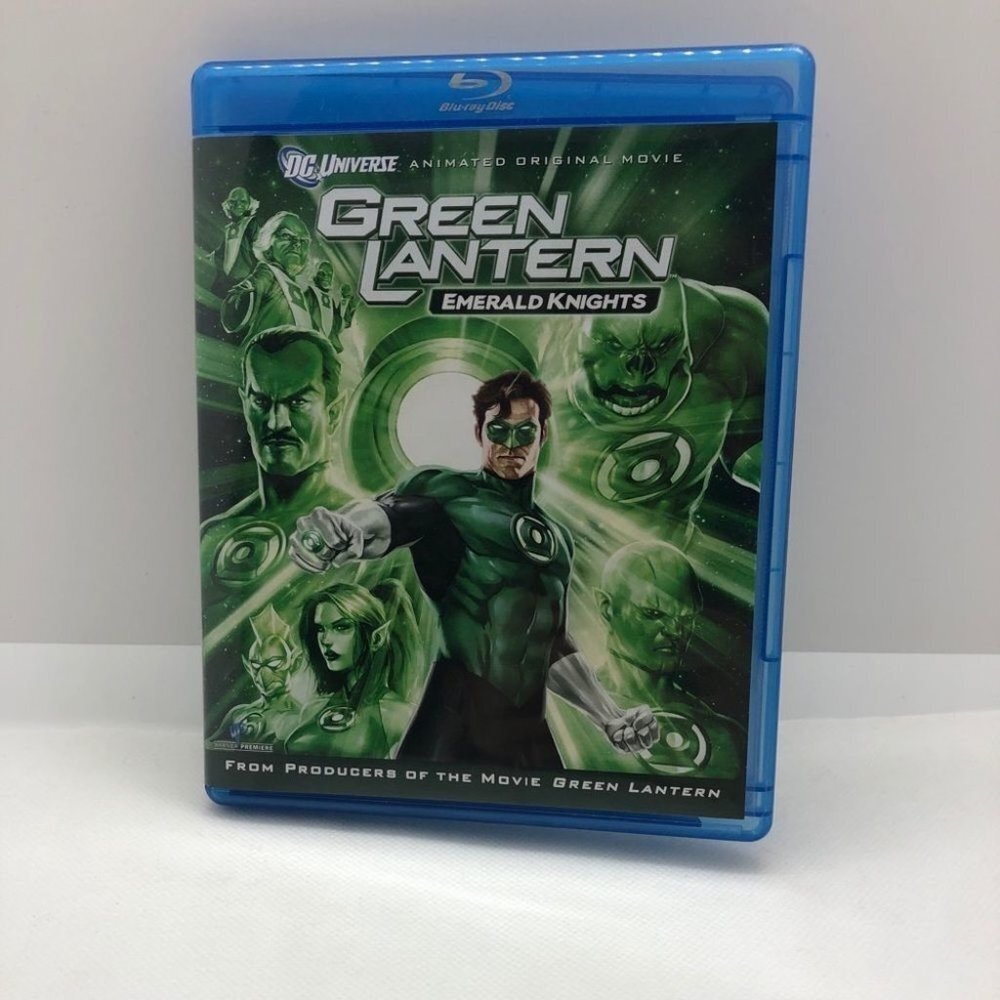 𝅺green Lantern Emerald Knights animated movie Blu-ray And DVD set